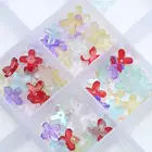 20-80 шт., чешские стеклянные бусины Osmanthus, разноцветные бусины-разделители с цветами, кристаллами, глазурью, для самостоятельного изготовления ювелирных изделий, женские браслеты для сережек