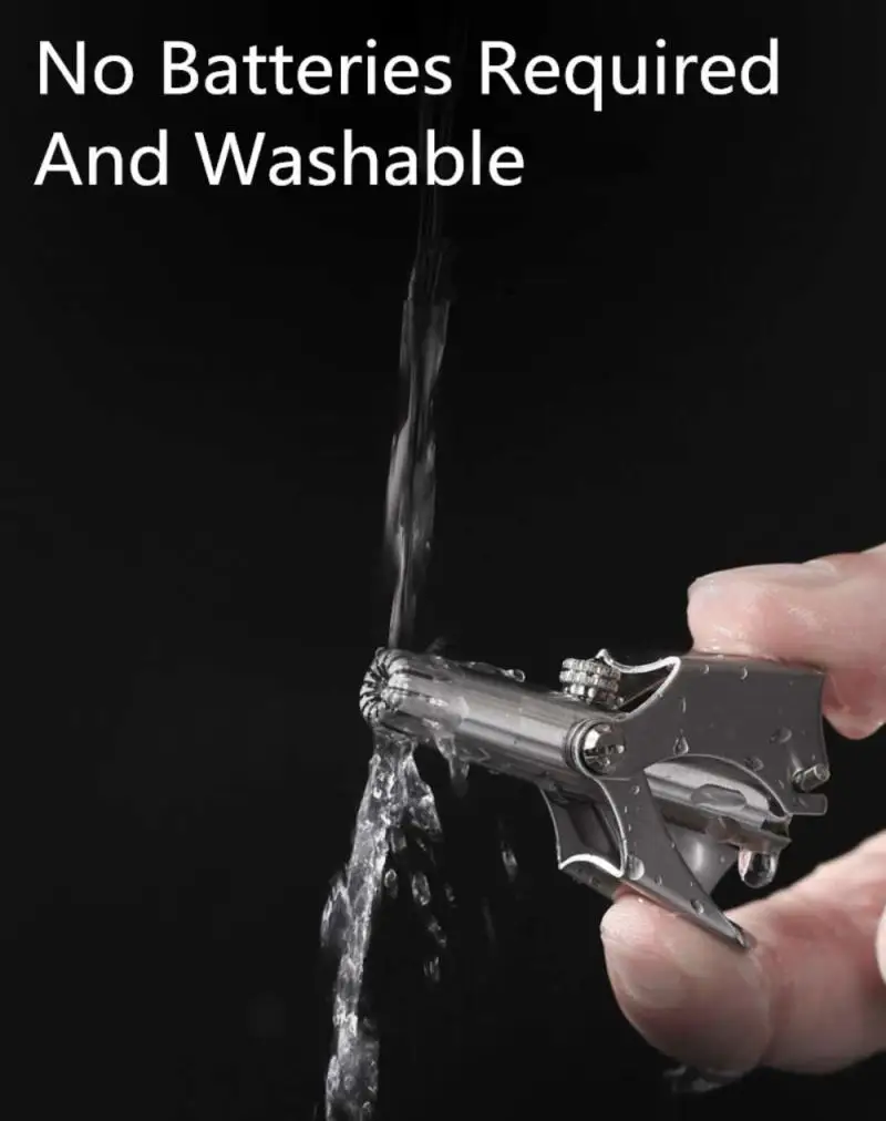 

Nose Trimmer for Men Stainless Steel Manual Trimmer Nose Razor Shaver Portable Nose Ear Hair Trimmer With A Fingernail Clipper