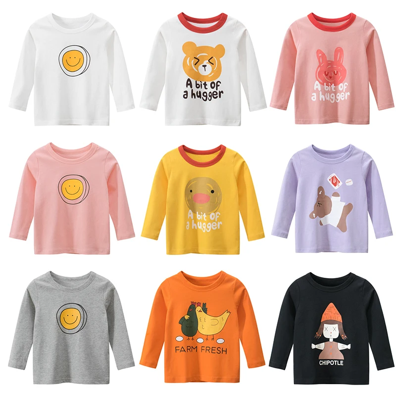 Футболка для детей/мальчиков/девочек футболка детей младшего возраста хлопковые