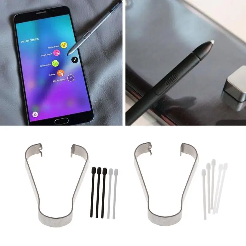 

Запасной наконечник для samsung Note 5 / 4 /3, сменный перо для стилуса с зажимом