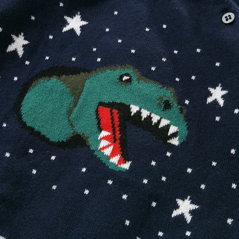 DB12327 dave bella autumn winter knitted sweater infant baby boy long sleeve pullover kids toddler tops children | Мать и ребенок