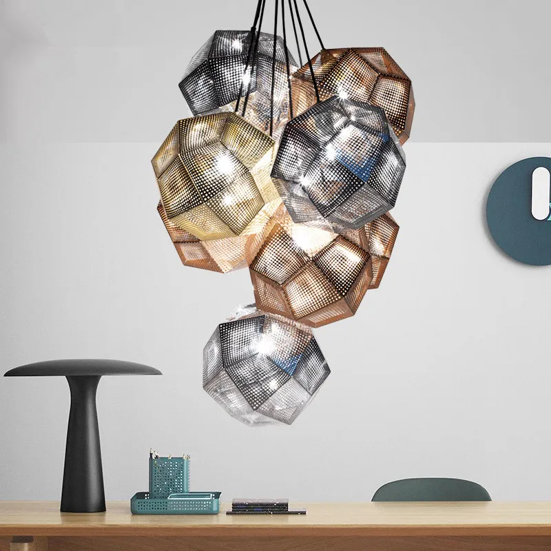 Промышленный подвесной светильник в форме футбольного мяча светодиодный E27