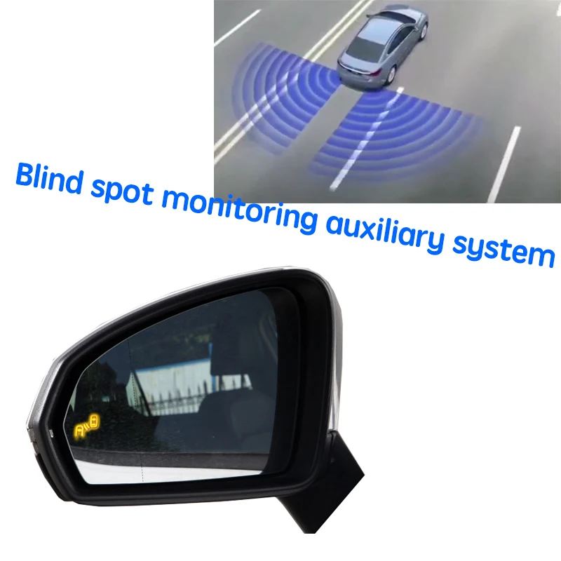 

Car BSD BSM BSA отмостки пятно Предупреждение привод зеркало заднего вида радар-детектор Системы для Volkswagen VW Tayron 2018 ~ 2020