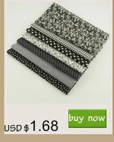 Booksew Telas Mini белый горошек Tissu 7 шт. хлопок стеганая ткань куклы DIY текстиль лоскутное шитье Tecido занавес Stoffen