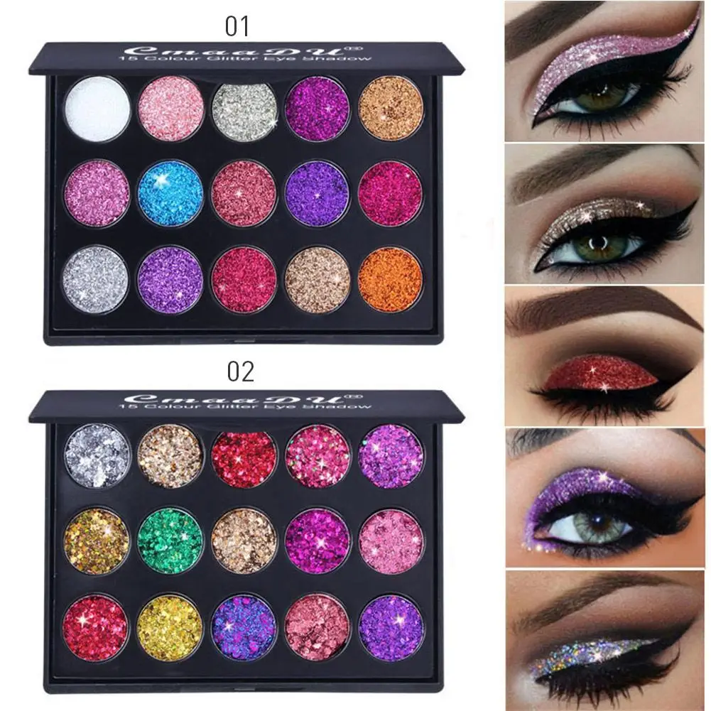 

The New 15-Colors Eyeshadow Palette Colorful Shadows Palett Glitter Highlighter Shimmer Make Up Pigment Matte Eye Shadow Pallete