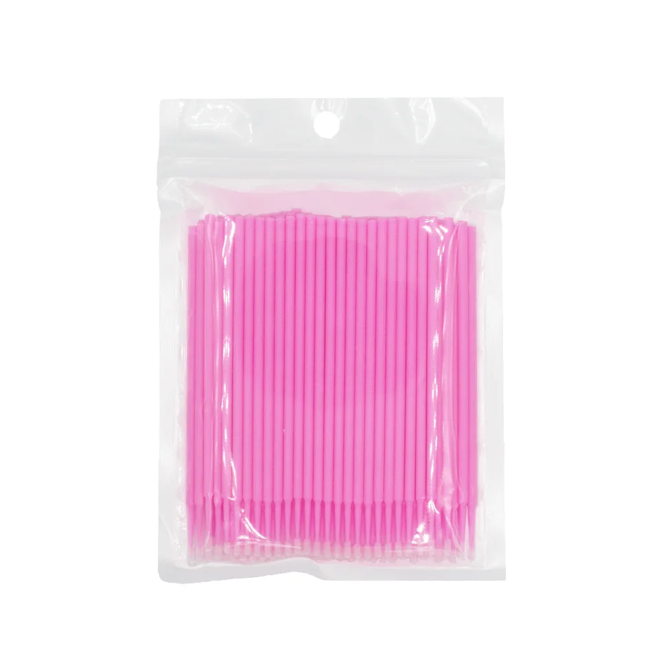 200 шт одноразовые кисти для очистки ресниц ресницы человека Расширение Микро