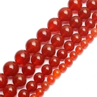 natural red agate 4 6 8 10 mm loose beads pick size for diy jewelry making bracelets