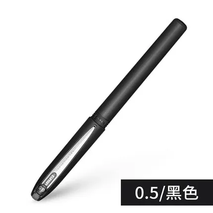 Black black ink Япония Uni UB-245 шариковая ручка скраб ручка держатель Нескользящая ручка Резина 0,5 мм - Цвет: Black black ink