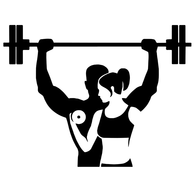 

Stickers Fitness Wall Decal Workout Gym Vinyl Sticker Healthy Lifestyle Home Interior Sport Art Murals Housewares C8001