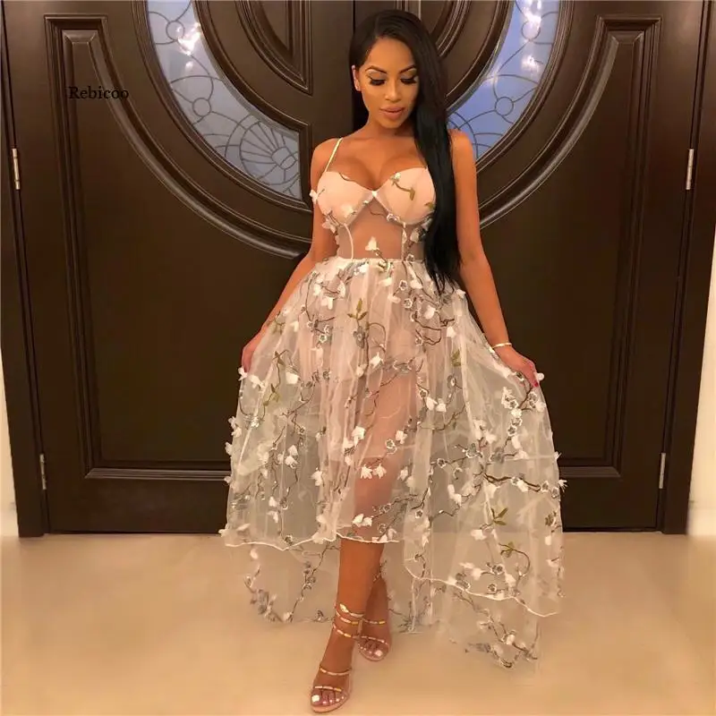 

Дизайнерское роскошное длинное вечернее платье с 3D цветочной вышивкой, свадебные женские платья на бретелях-спагетти