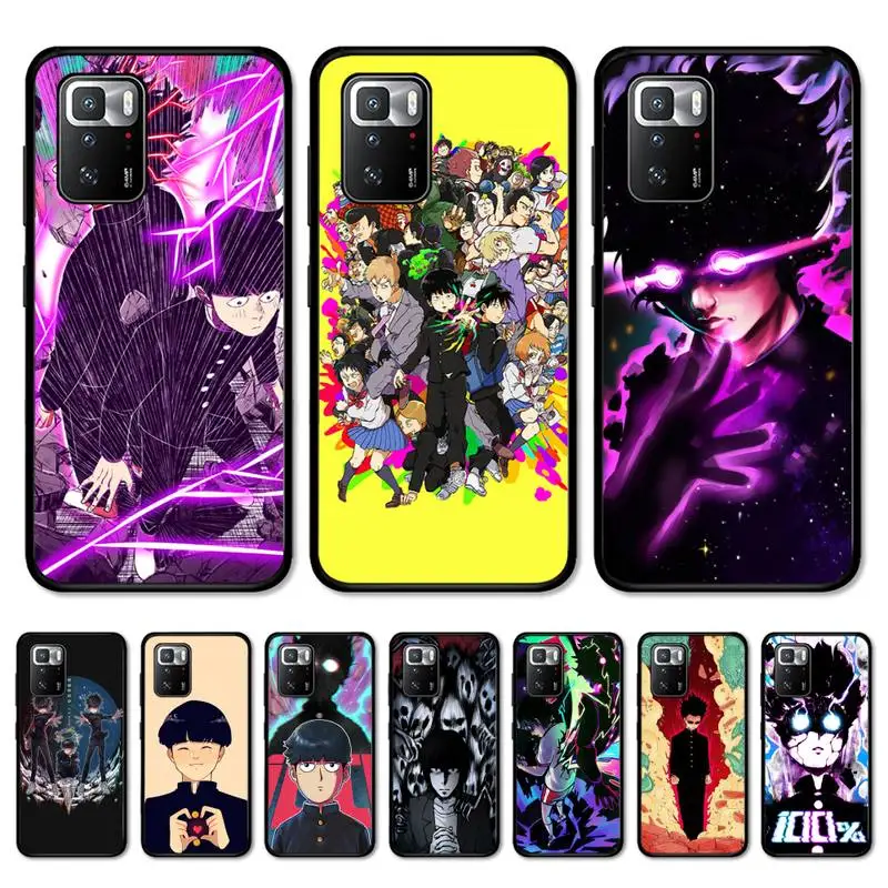 

Mob psycho 100 Shigeo Kageyama anime Phone Case For Redmi Note 10 9 8 6 Pro 8T 5A 4X X 5 Plus 7 7A 9A K20 Cover