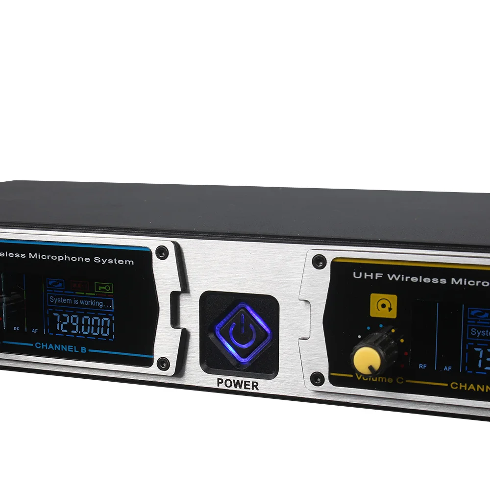 Четырехканальный профессиональный беспроводной микрофон KATELEIYU U 8000GT УВЧ с