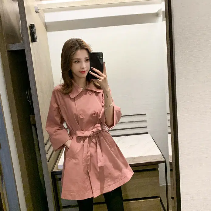 Тренчкот женский осенний мешковатый | Женская одежда