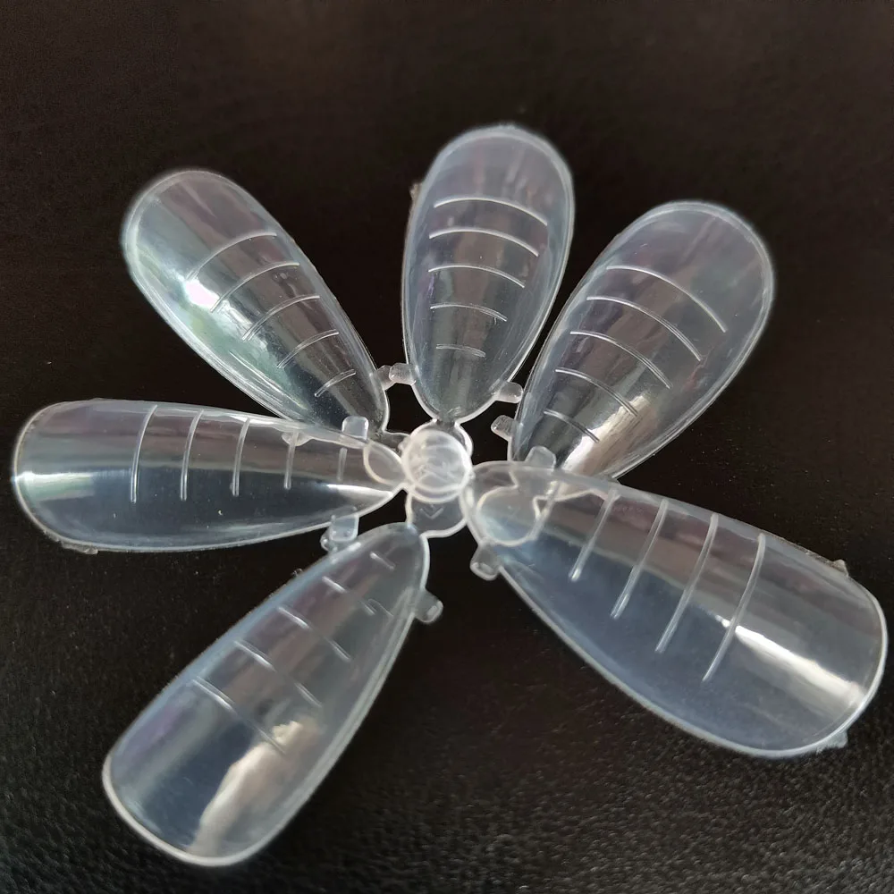 Двойная форма полиуф-гель быстрое наращивание пальцев искусственная для дизайна