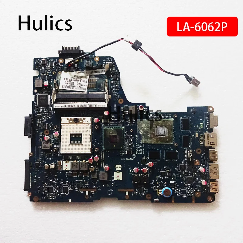 Hulics оригинал для ноутбука Toshiba Satellite A660 A665 Материнская плата LA 6062P K000109880