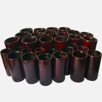 10121416pcs tradition chinese carbonized bamboo wood cans suction tanks cups fire cupping set acupuncture therapy treatment