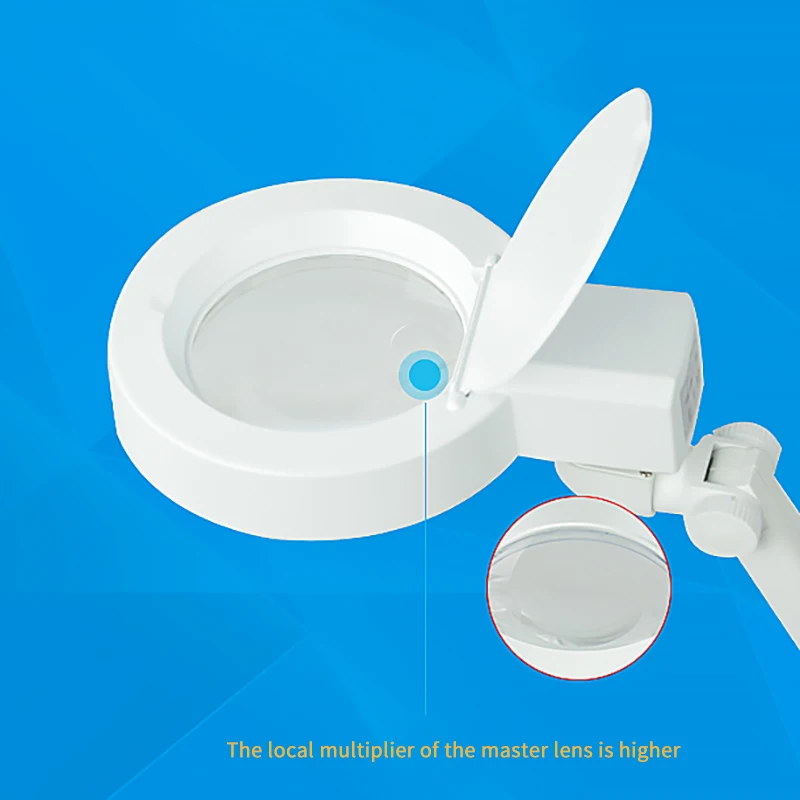 

Reading Table Lamp Magnifier Lamp Night Lamp with Magnifier Vertical Table Lamp for Repairing Home Use Multifunctional