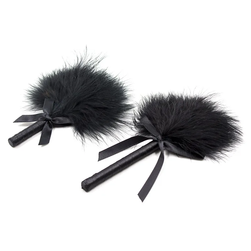 БДСМ секс бандаж секс-игрушки для пар Фетиш с перьями хлыст-флоггер порка раба см