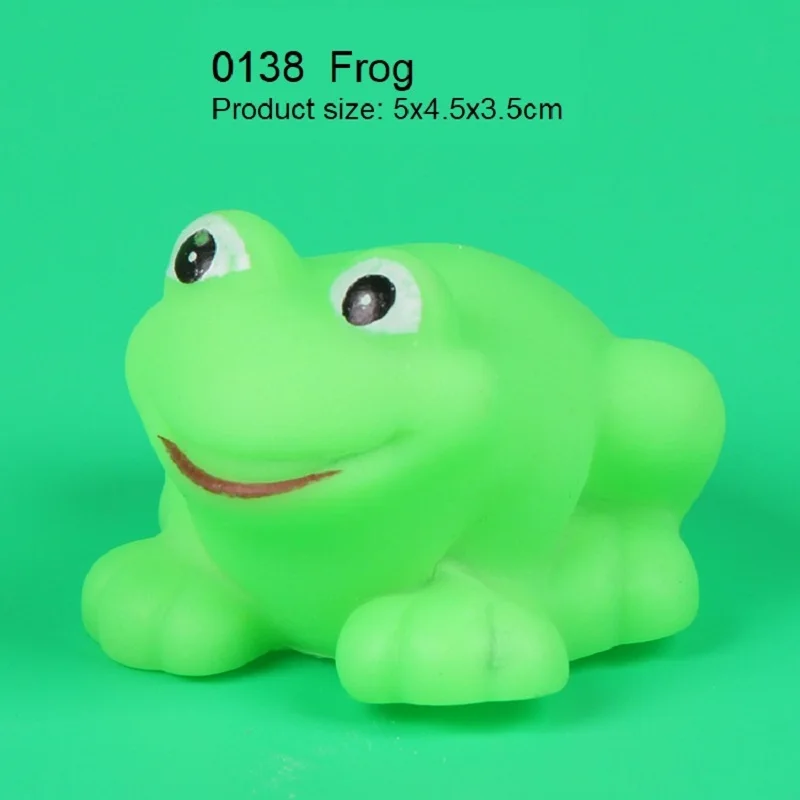 Игрушка для ванны животные плавания вода резиновая игрушка мини сжимающий звук