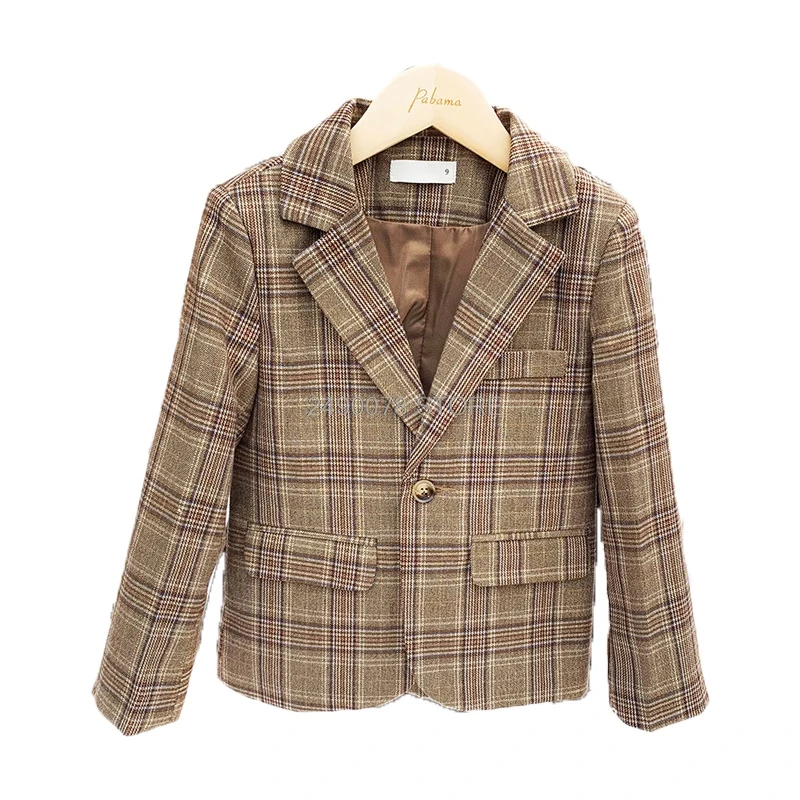 Блейзер для девушек мальчиков официальная куртка джентльмена скрипка детская