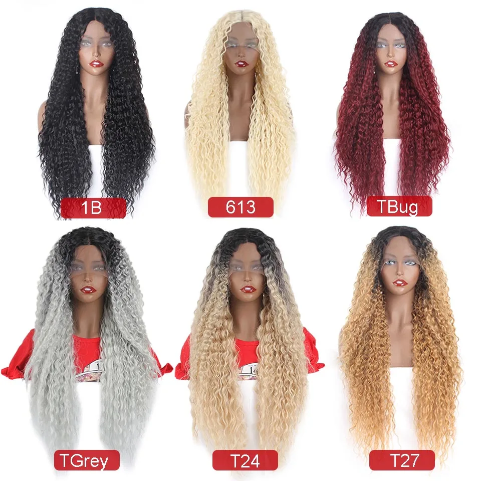 Xtrend синтетический кружевной передний парик для чернокожих женщин светлые