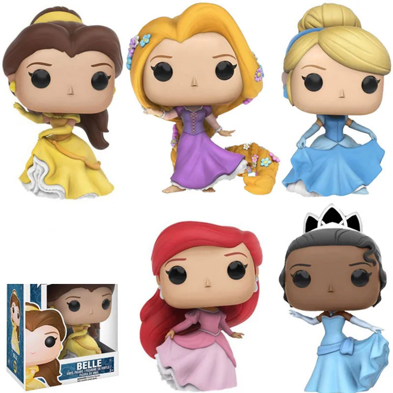Funko Кукла Принцесса Русалка Ариэль Белль Золушка Рапунцель Тиана ПВХ экшн