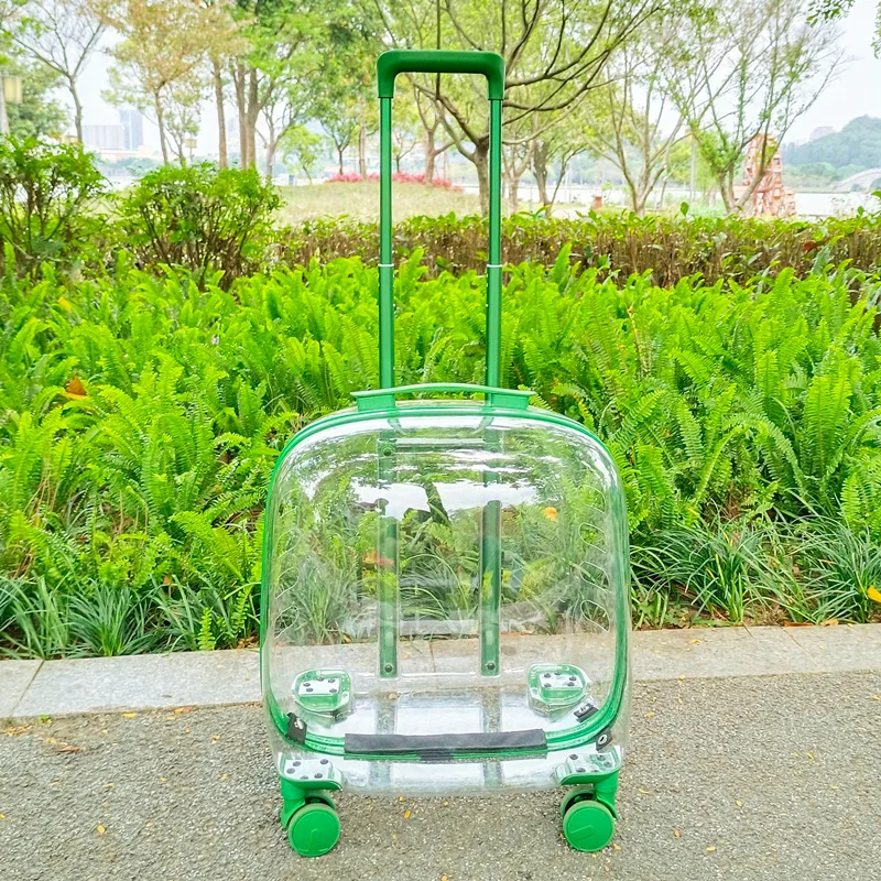 

Pet Trolley Box Portable Suitcase Dog Backpack Large Capacity Space Capsule Travel Backpack Pet Accessories Cat Backpack