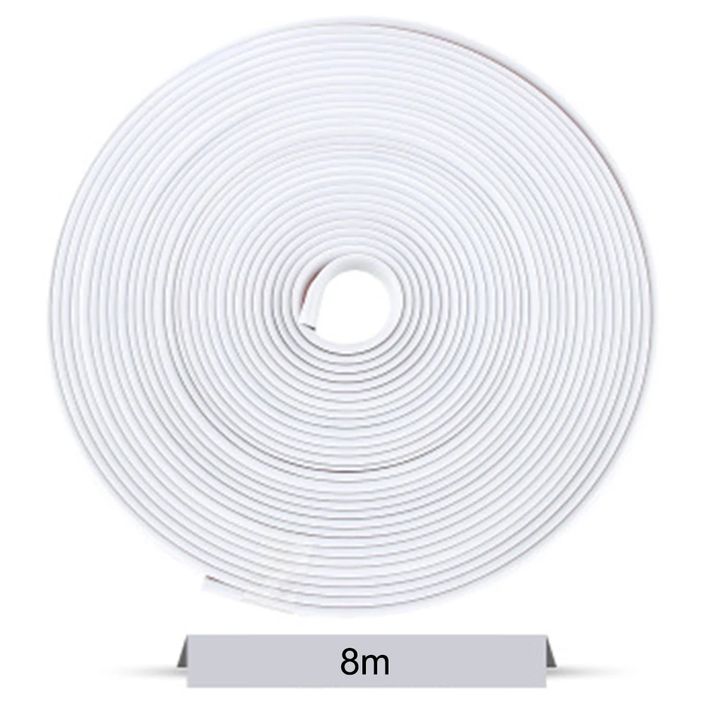 

8M/Roll Car Wheel Rims Protector Decor Strip Rubber Moulding Rimblades Car Vehicle Rim Sticker Color Tire Guard Line Styling