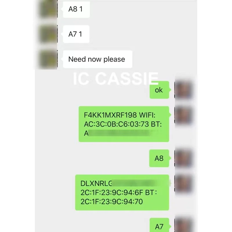 IC CASSIE для SN серийный номер iPad mini 1 2 3 4 Air Pro Wi-Fi Bluetooth разблокировка icloud | Мобильные