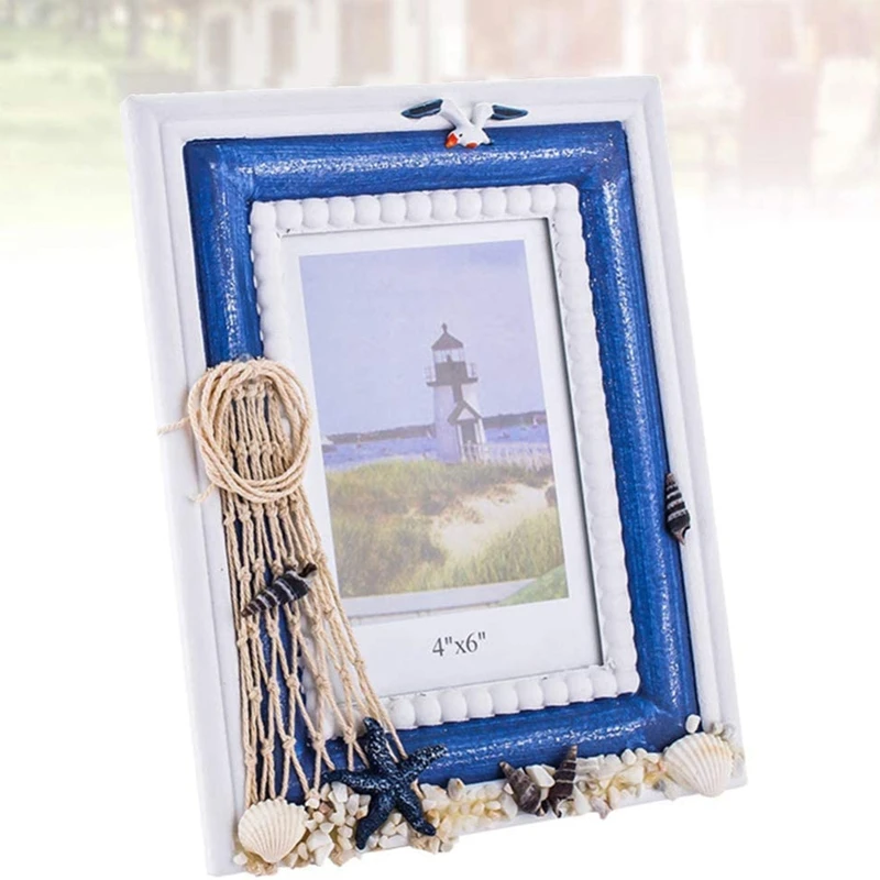 Деревянная рамка для фото пляжные картина побережье стенд держатель ручной