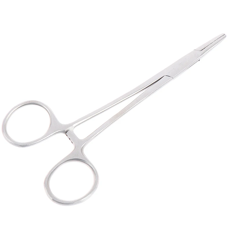 

Needle Clamp Suture Needle Holder Forceps For Livestock Animal Veterinary Instruments Farm Tools 1X 12CM