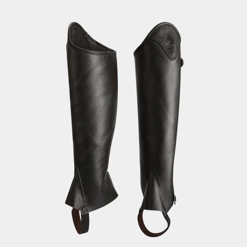 half-chaps  Leather half-chaps for men and women, comfortable and breathable Knight equipment  Protect knight leg