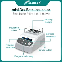 digital display portable thermostatic dry bath incubator with heating block 0 2ml 0 5ml 1 5ml 2ml 15ml 50ml 220v lab equipment
