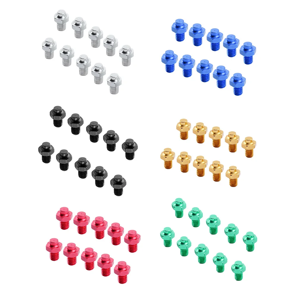 

10 Pcs Bike Pedal Bolts Pedal Screws Mountain Bike Fixed Studs Anti-Slip Bolts Replacement Part Corrosion-resistant