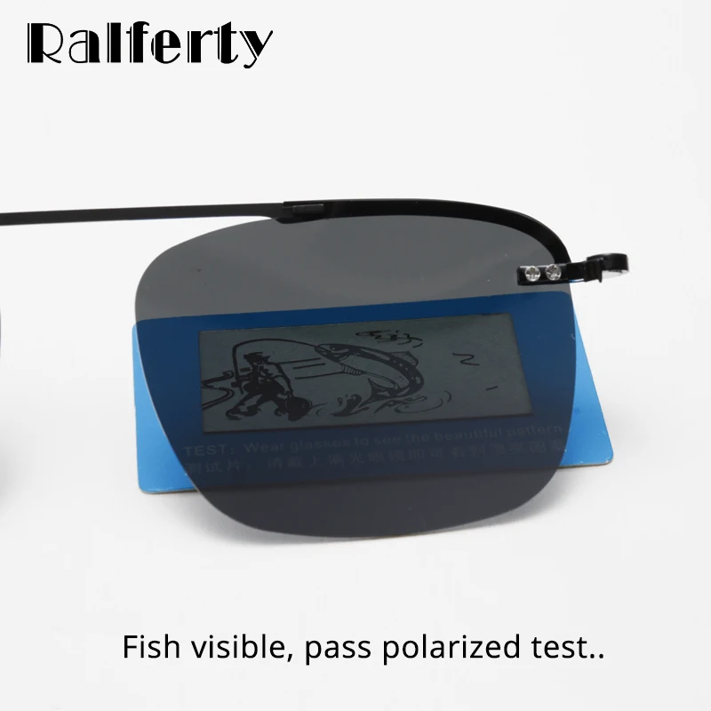 Ralferty очки на застежке для женщин и мужчин, магнитные солнцезащитные очки, поляризационные, металлическая оправа, оптические очки для близорукости по рецепту, очки для вождения D063