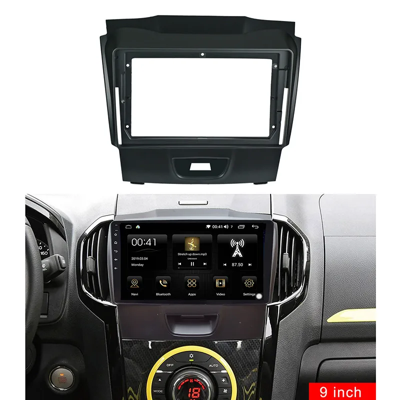 9-дюймовая Автомобильная панель для Isuzu D-Max DMax Holden Колорадо Trailblazer 2012 + крепление на