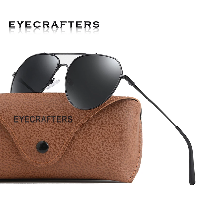 Мужские Солнцезащитные очки авиаторы с градиентными линзами поляризационные