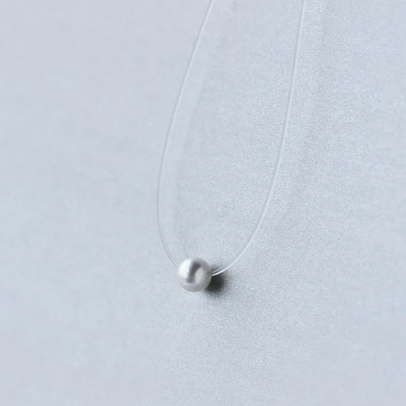 Trusta 925 Твердое Серебряные ювелирные изделия синтеза с жемчужным кулоном 36 см Япония и Южная Корея ключицы Цепочки и ожерелья милый подарок для девушек и женщин DS1129