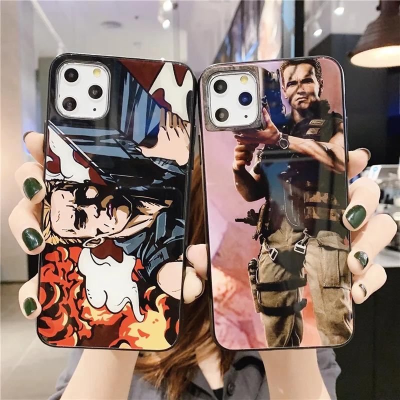 Коммандо 1985 пленка Арнольд Шварценеггер мягкий силиконовый стеклянный чехол для