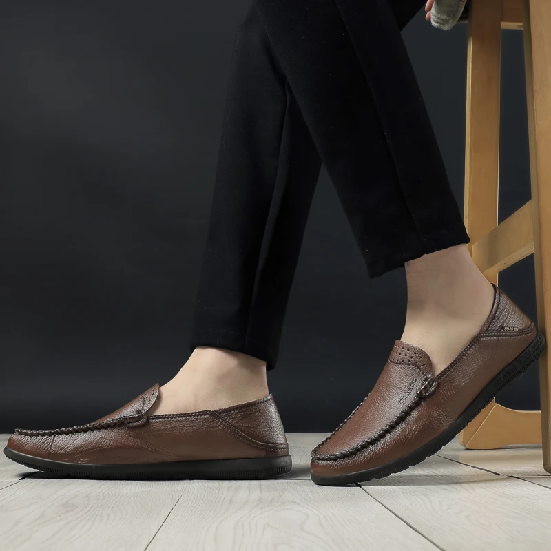 

Mens Causal Shoes Spring Casual Shoes Men Leather Zapatos Casuales Para Hombre Black Leisure De Cuero Sapatos Shose Mens 2020