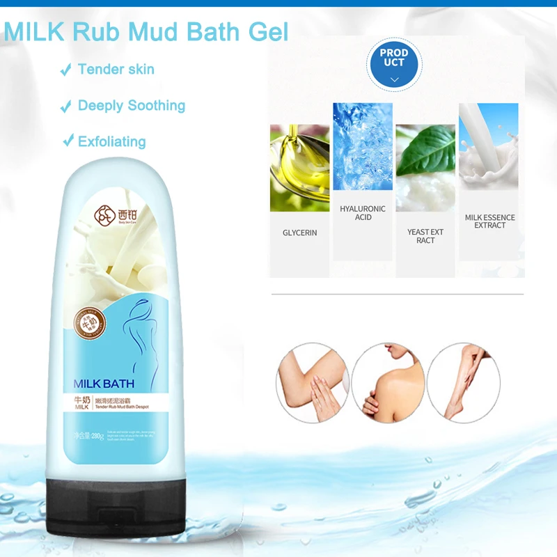 CCPT Body Scrub Exfoliating Gel Whitening Cream Lotion Cleaning Moisturizing Rub Mud For Death Skin Brighten Nourish Care |