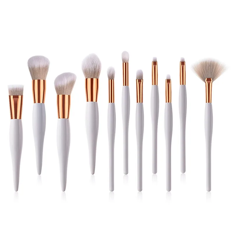 1Pc Flame Top Tapered Makeup Brush High Quality Foundation Powder Contour Highlighter Blending Cosmetic Beauty 2 Styles | Красота и