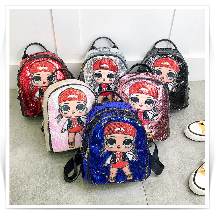 2019 женский рюкзак с блестками для девочек милый студентов Школьный Рюкзак Для