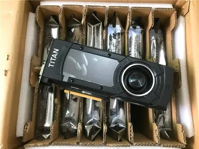 Оригинальная видеокарта NVIDIA GeForce GTX TITAN X Titan 12 ГБ DDR5 для игр высокого уровня и глубокого обучения, проверенная на 100%