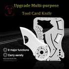 2020 мини карманные ножи для самообороны инструменты для повседневного использования кошелек карточка тактический нож CS GO складной нож подвеска ручной инструмент