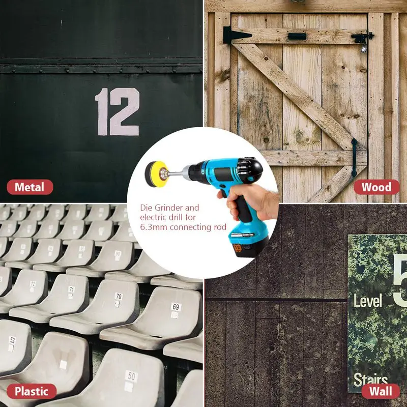 

120Pcs 2 Inch Sanding Discs Pad With 1/4 Inch Shank Backer Plate And 2Pcs Sponge Cushions For Drill Grinder Rotary Tools 60-3000