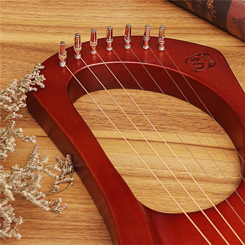 IRIN WH04 7 струна из красного дерева harp s портативная карманная мини-сумка-арфа для поставки настроечное приспособление lyre инструмент Струнные инструменты