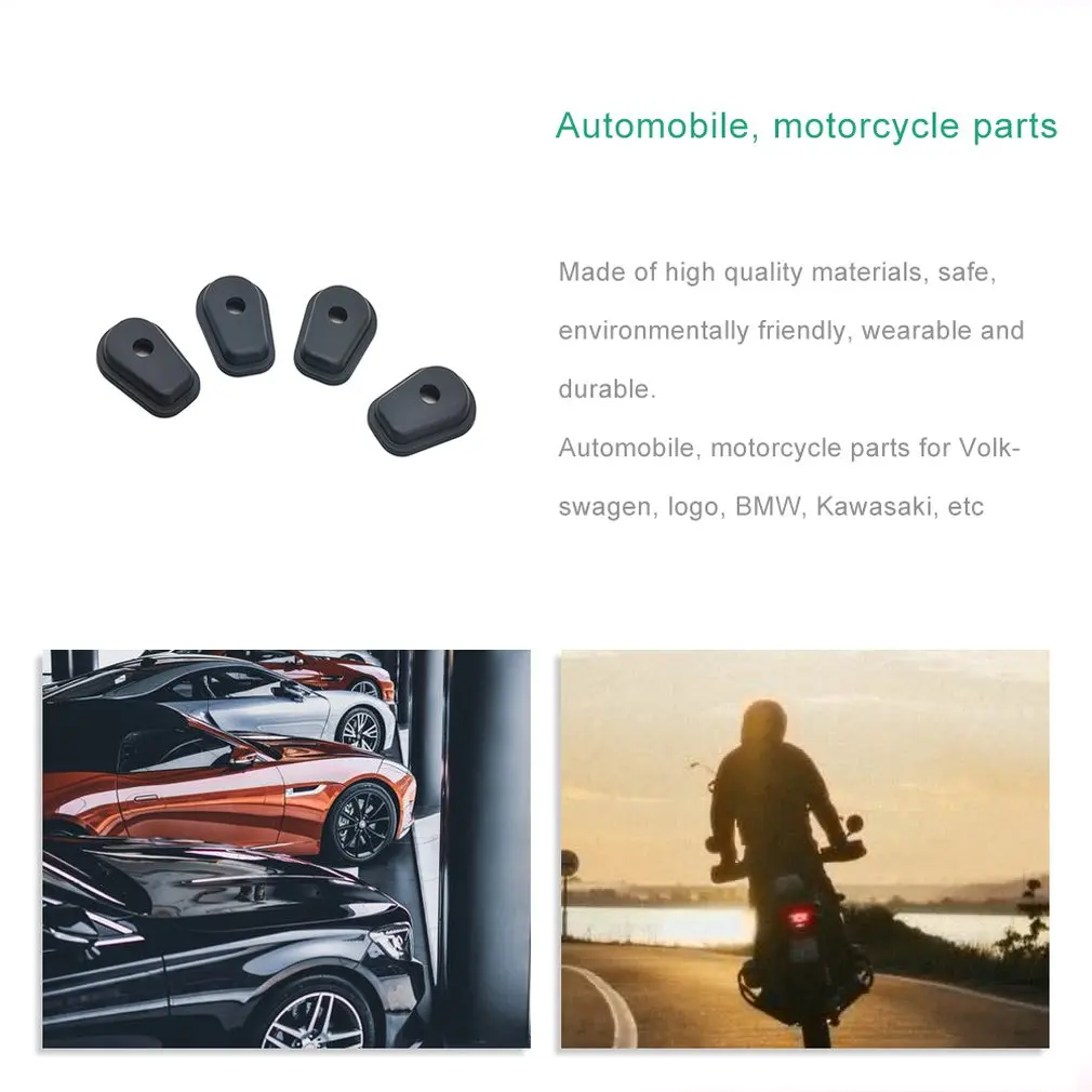 

4 Pcs Motorcycle Turn Signal Adapter Gasket Motorcycle Turn Signal Indicator Adapter Spacers Suitable For Kawasaki Z250 Z300