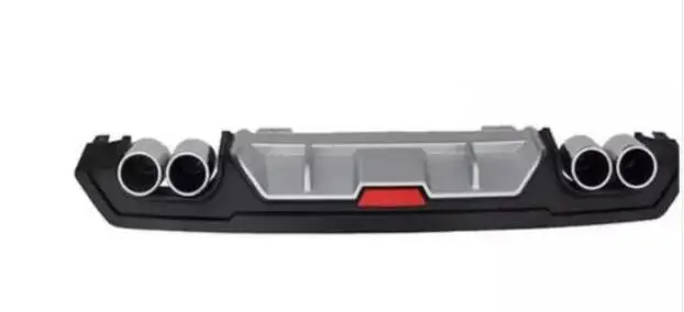 ABS Автомобильный задний багажник для губ бампер диффузор с выхлопными
