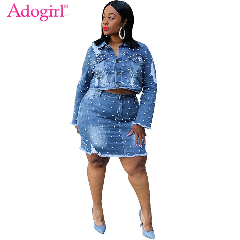 Женский облегающий комплект из двух предметов Adogirl юбка мини с длинными рукавами